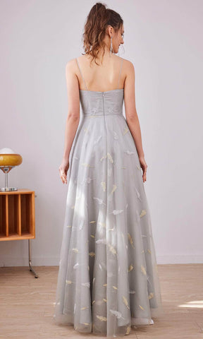 Robe longue coupe droite en coupe A