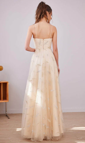 Robe longue coupe droite en coupe A
