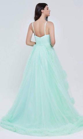 Sweetheart Ruffled Tulle Dress