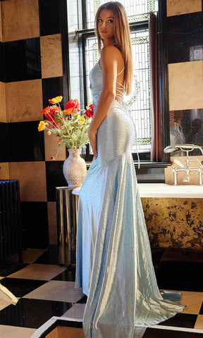 Mit Juwelen verziertes Ballkleid im Meerjungfrauen-Stil
