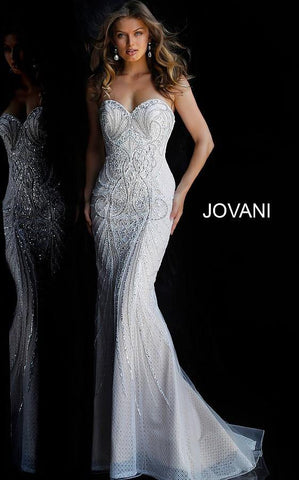 Strapless Long Wedding Dress