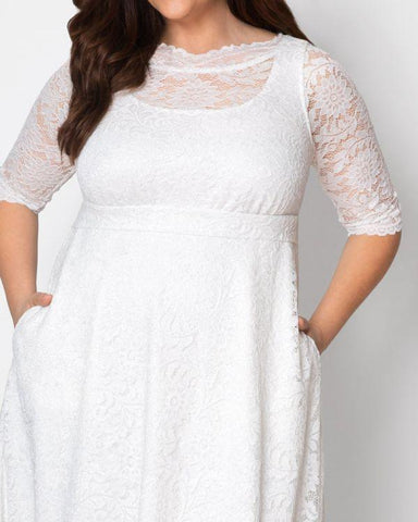 Kiyonna Long Wedding Dress