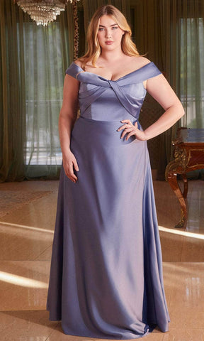 Schulterfreies Ballkleid mit Knoten