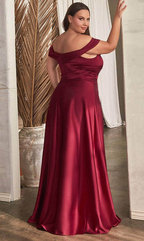Schulterfreies Ballkleid mit Knoten