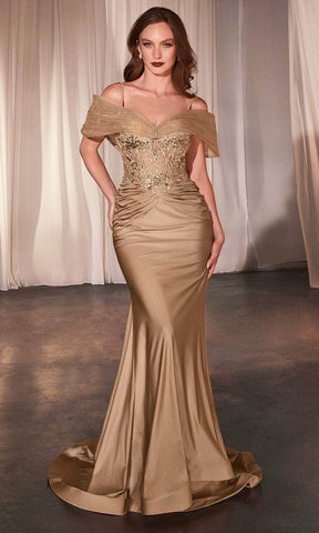 Ruched Waist Mermaid Prom Dress