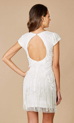 Modified V-Neck Sheath Dress