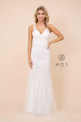 Long Formal Sleeveless Mermaid Prom Dress