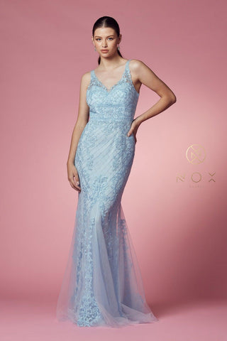 Long Formal Sleeveless Mermaid Prom Dress