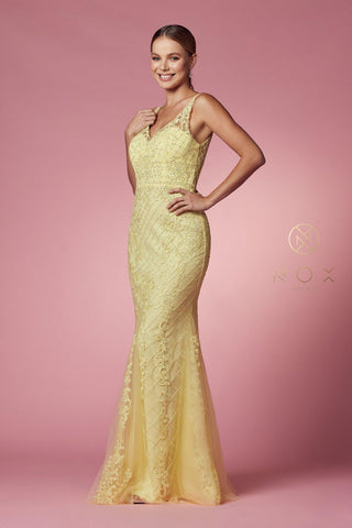 Long Formal Sleeveless Mermaid Prom Dress