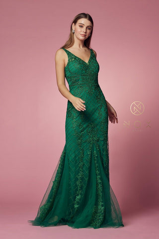 Long Formal Sleeveless Mermaid Prom Dress