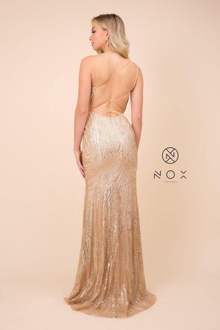 Long Glitter Prom Dress Evening Gown