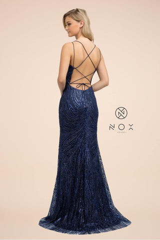 Long Glitter Prom Dress Evening Gown