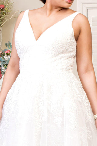 Long Ivory Wedding Gown Sale