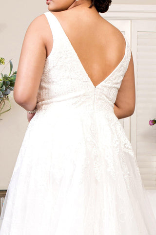 Long Ivory Wedding Gown Sale