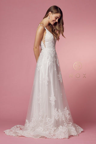 Long Lace Wedding Dress