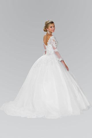 Long Sleeve Wedding Dress Bridal