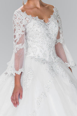 Long Sleeve Wedding Dress Bridal
