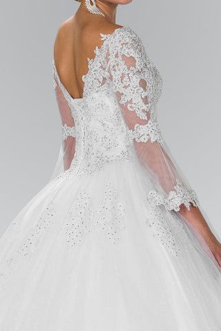 Long Sleeve Wedding Dress Bridal
