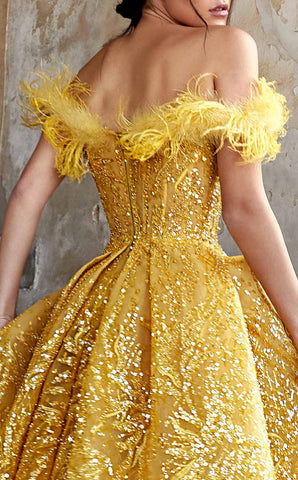 Off Shoulder Evening Dress