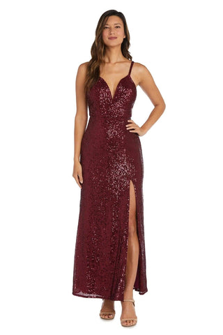 Long Fitted Formal Prom Gown