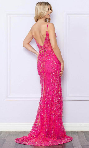 Sequin Sheath Prom Dress