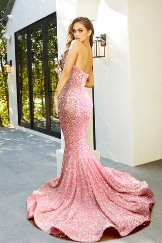 Strapless Long Prom Dress