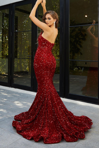Strapless Long Prom Dress