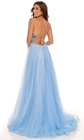 Geometric Cut Glass Tulle Dress