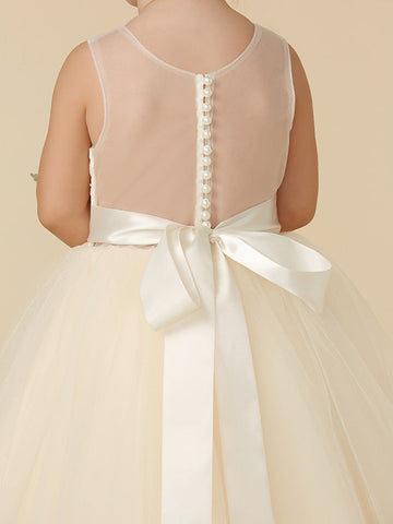 Kurze Prinzessin Tüll Hochzeit Geburtstag Festzug Blumenmädchenkleider