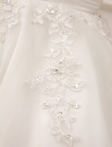 Kurze Brautkleider Vintage 1950er Brautkleid Rückenfrei Spitze Perlenbesatz Plissee Pailletten Illusion Hochzeitsempfangskleid Mit Exklusiv