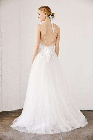 Tadashi Shoji - Conradina Tulle Applique Gown