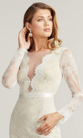Tadashi Shoji - Lenaya Chantilly Lace Long-Sleeve Dress