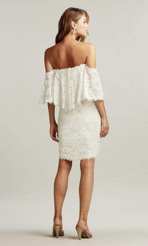 Tadashi Shoji – besticktes schulterfreies Kleid „Madryn“