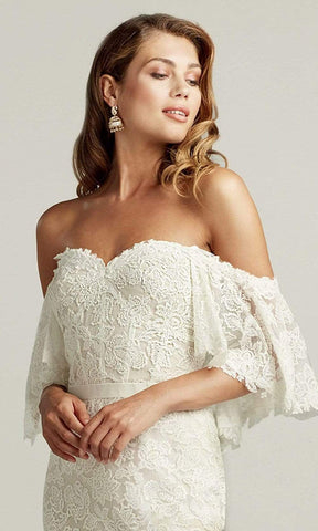 Tadashi Shoji – besticktes schulterfreies Kleid „Madryn“